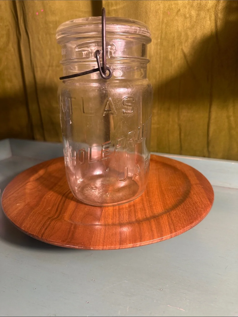 Atlas whole fruit jar